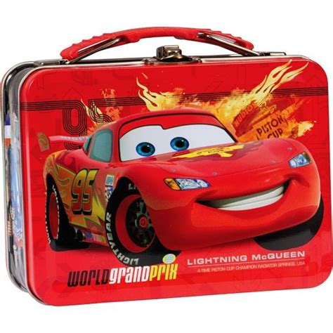 disney cars metal lunch box|walt Disney world lunch box.